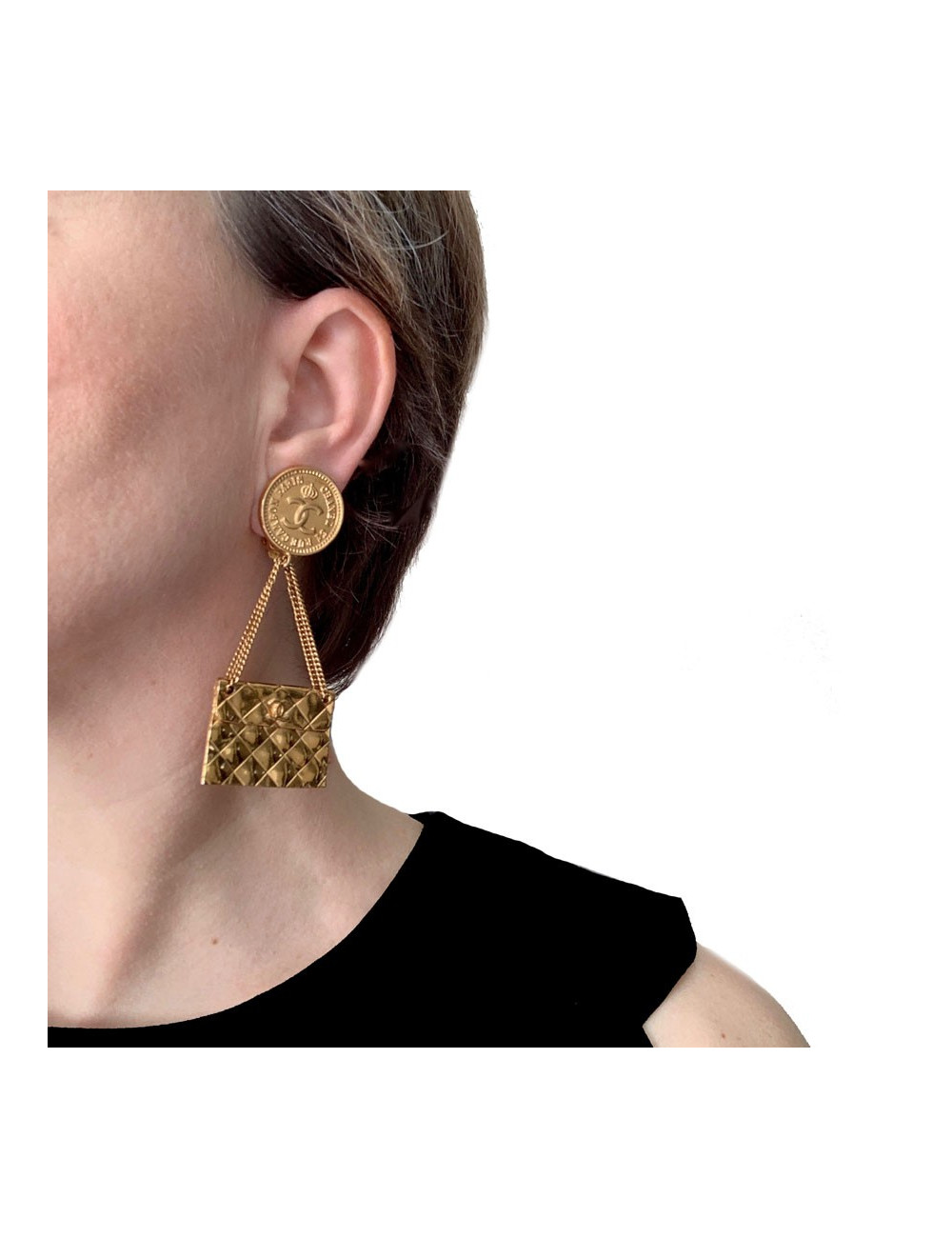 Manchette CHANEL Vintage dorée