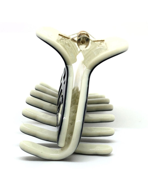 Pince à cheveux CHANEL noire et blanche