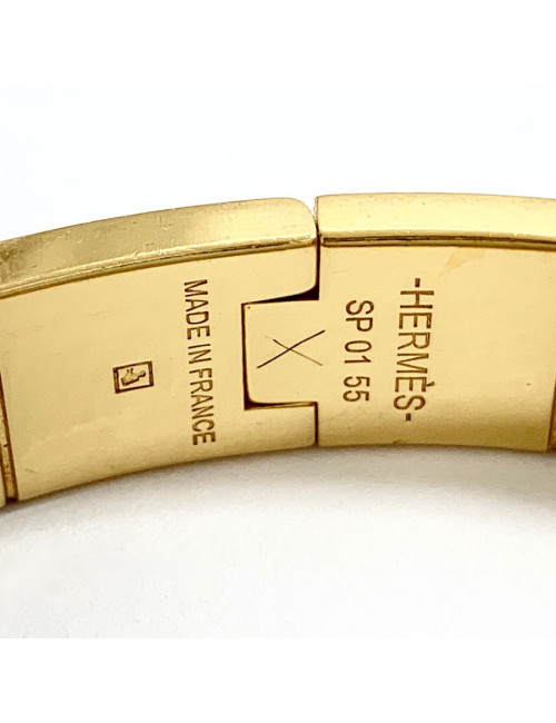 Bracelet Charnière HERMES Manufacture de Boucleries en émail