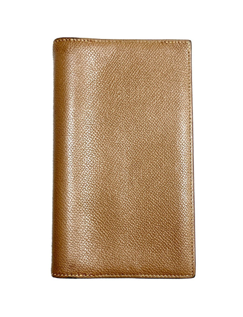 Porte Agenda HERMES cuir de veau epsom gold