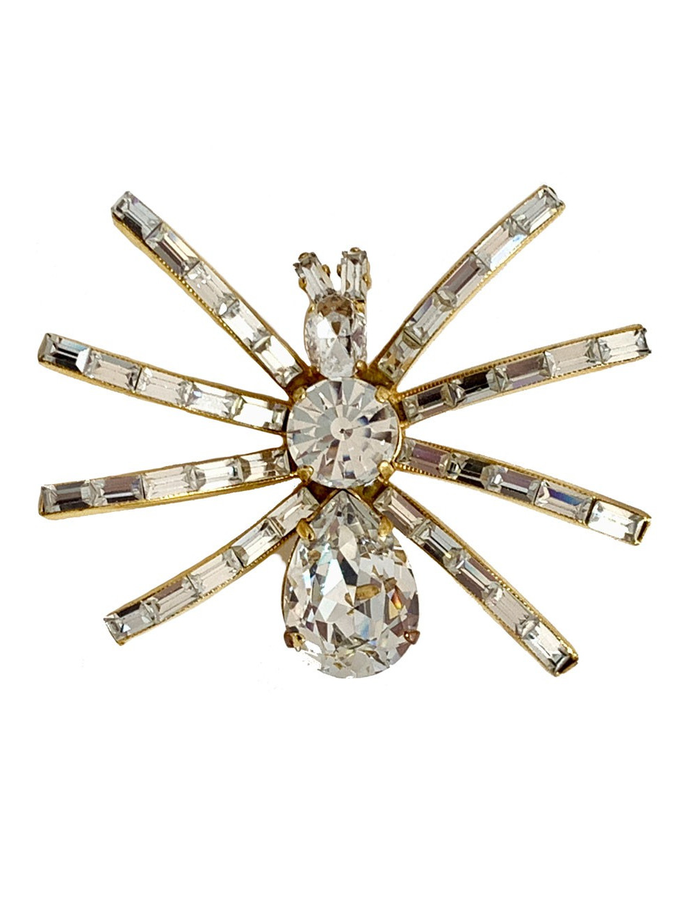 Broche Araignée DOLCE GABBANA strass