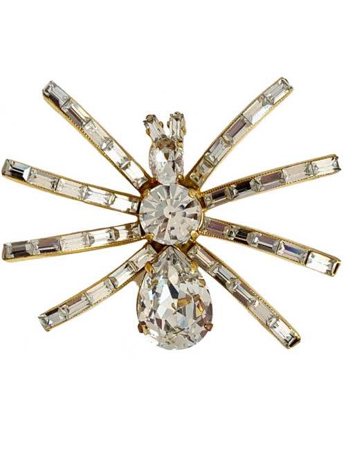 Broche Araignée DOLCE GABBANA strass