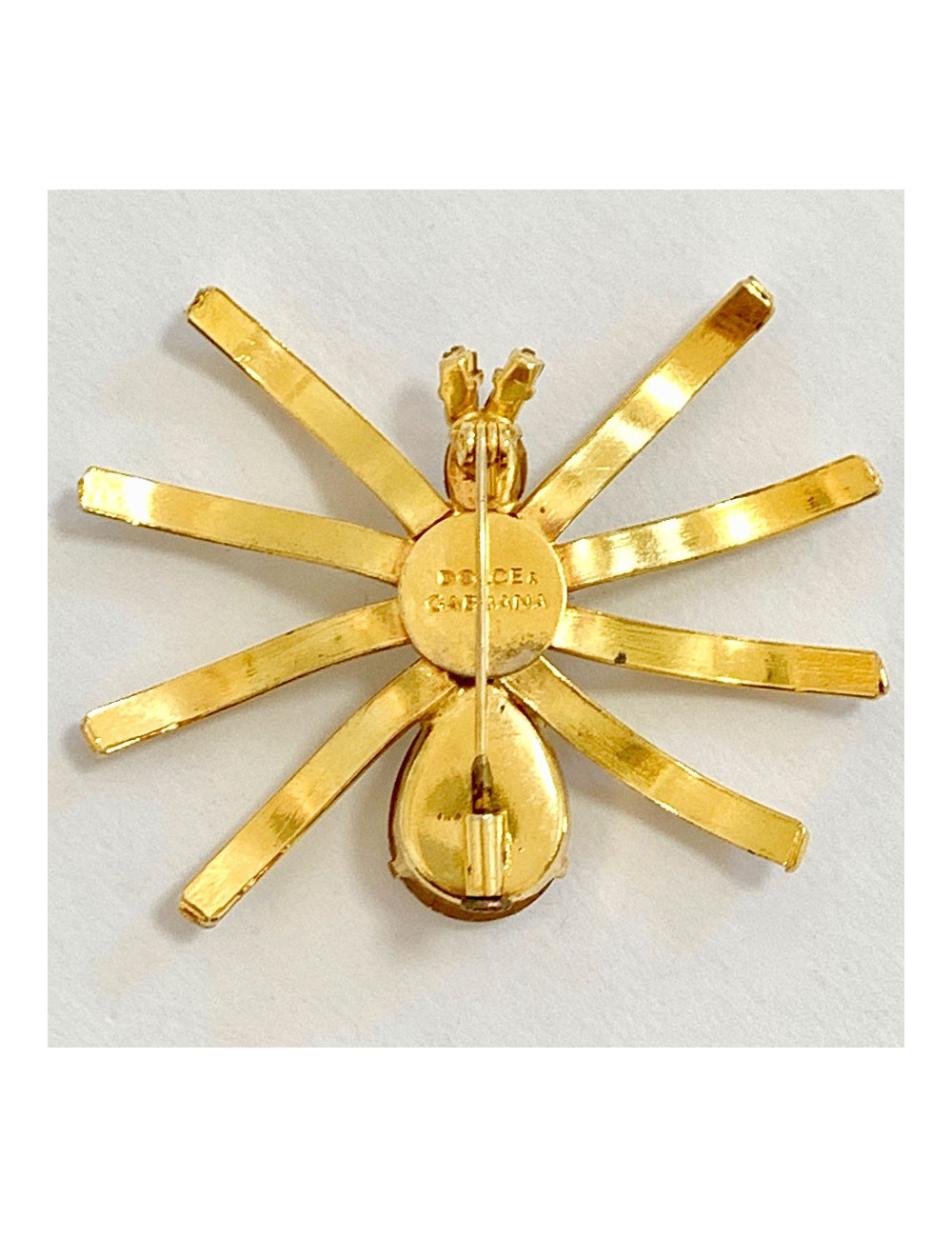 Broche Araignée DOLCE GABBANA strass