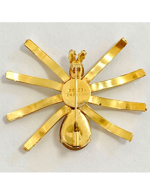 Broche Araignée DOLCE GABBANA strass