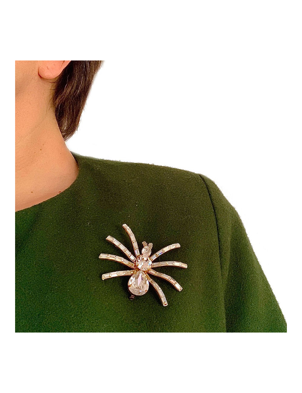 Broche Araignée DOLCE GABBANA strass