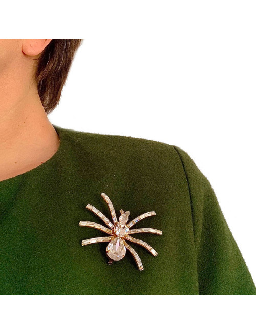 Broche Araignée DOLCE GABBANA strass