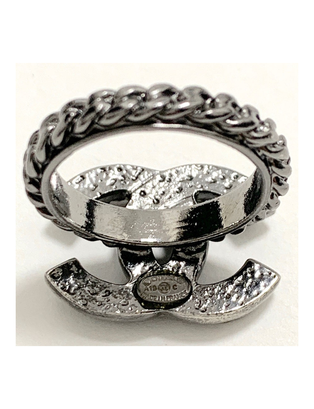 Bague CC CHANEL chaine CHANEL