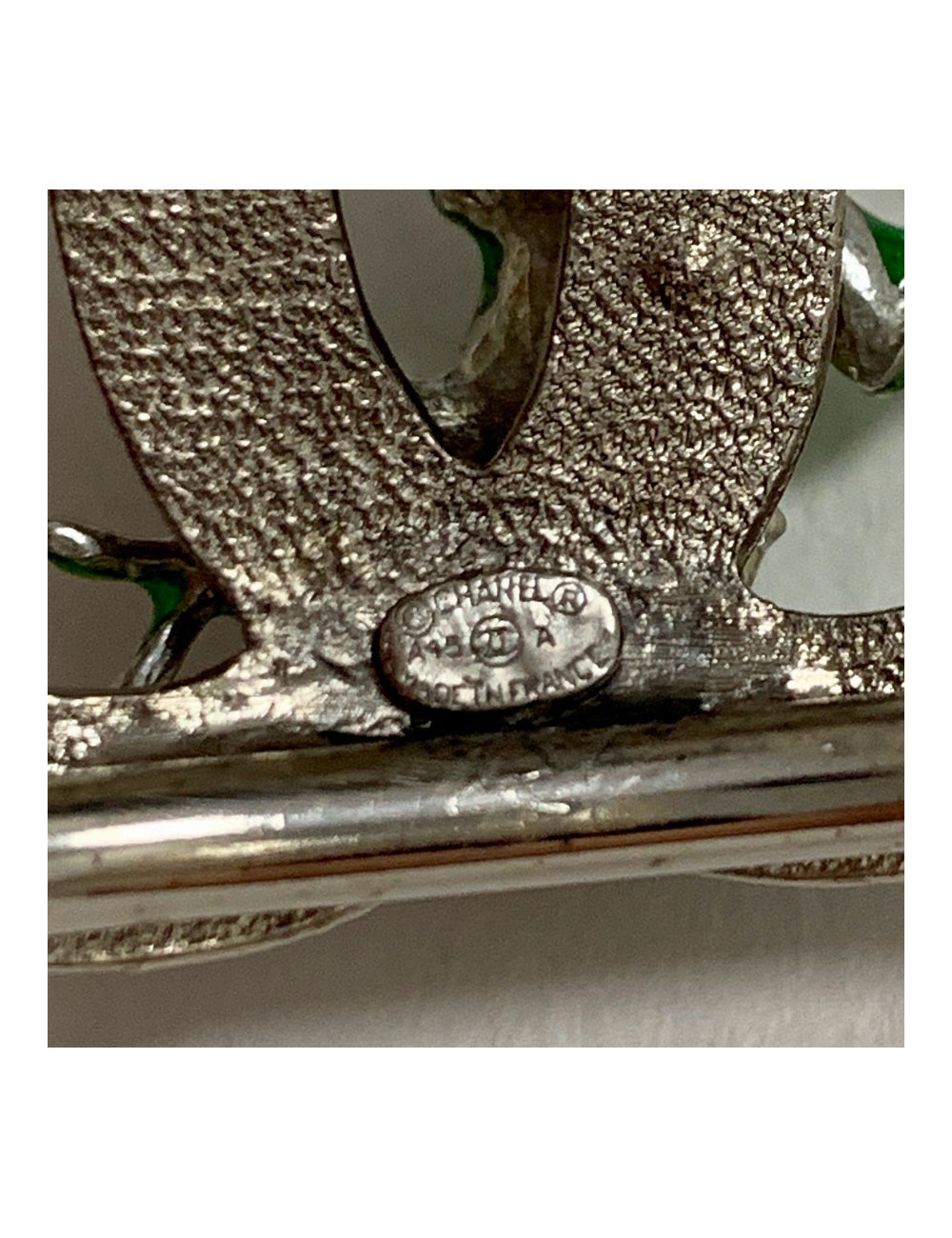 Bracelet CHANEL grenouille verte