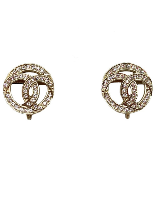 Clous CC strass CHANEL dorés