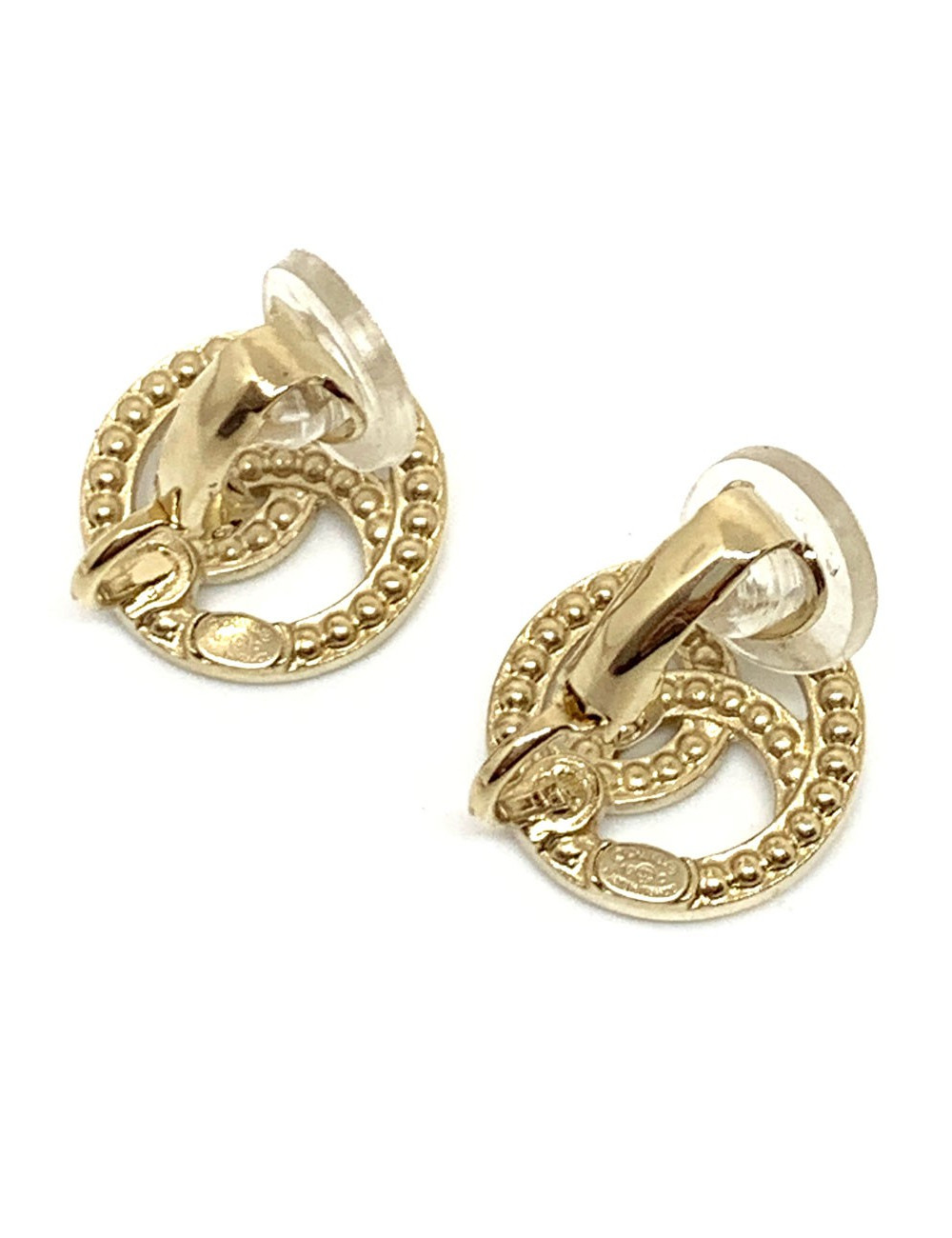 Clous CC strass CHANEL dorés