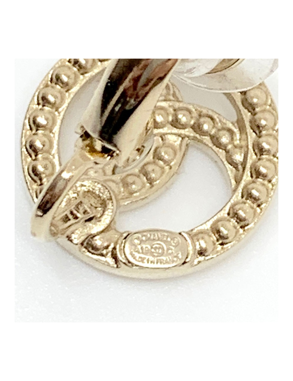 Clous CC strass CHANEL dorés