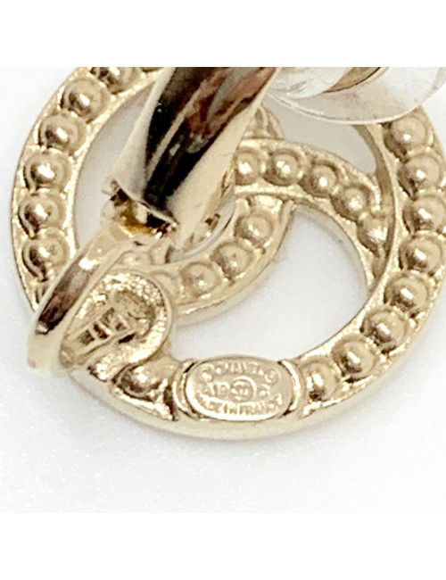 Clous CC strass CHANEL dorés