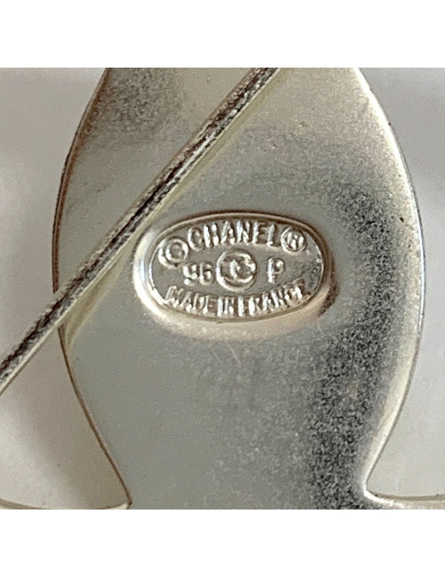 Broche CC CHANEL argent