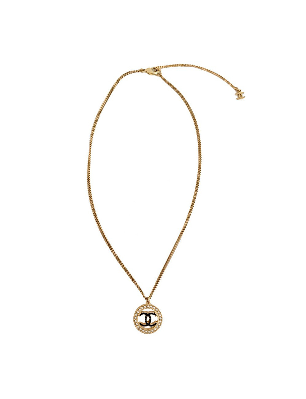Collier CC doré CHANEL