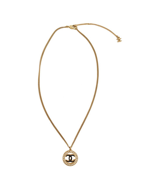 Collier CC doré CHANEL