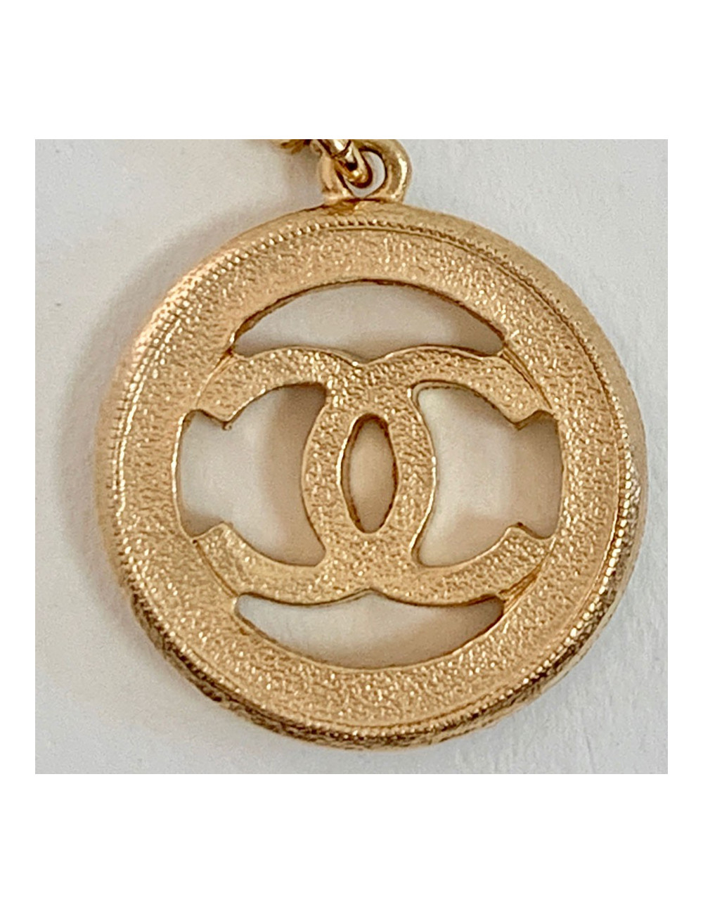 Collier CC doré CHANEL