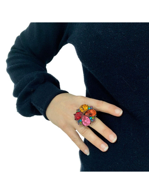 Bague sertie de brillants YSL SAINT LAURENT