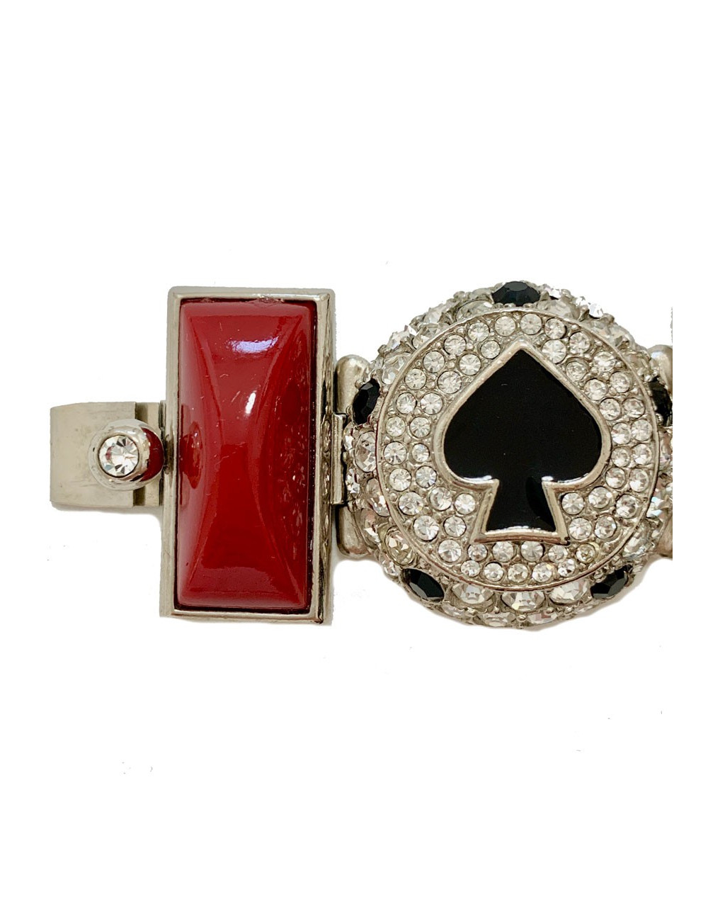 CHRISTIAN DIOR spade and heart vintage bracelet