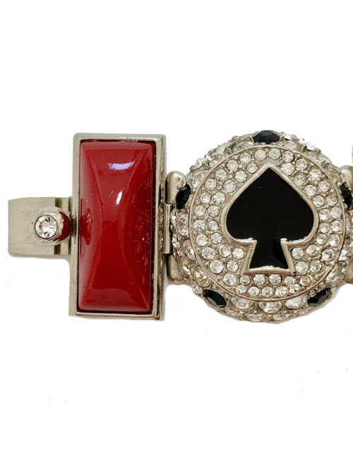 CHRISTIAN DIOR spade and heart vintage bracelet