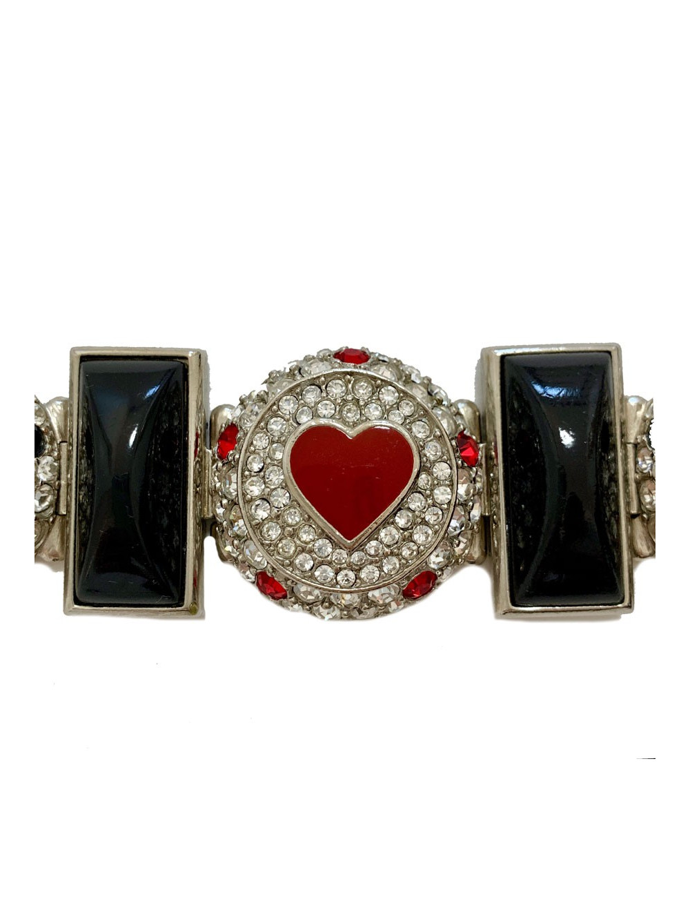CHRISTIAN DIOR spade and heart vintage bracelet
