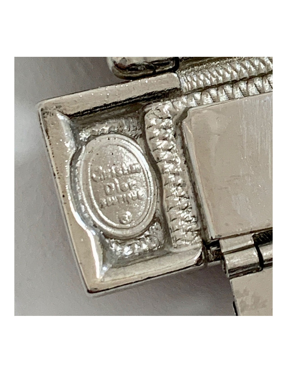 Bracelet CHRISTIAN DIOR pique et coeur strass