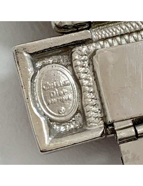 Bracelet CHRISTIAN DIOR pique et coeur strass