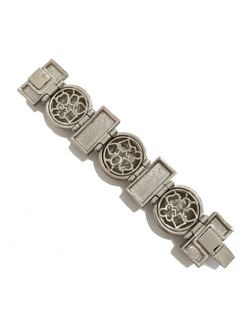 Bracelet CHRISTIAN DIOR pique et coeur strass