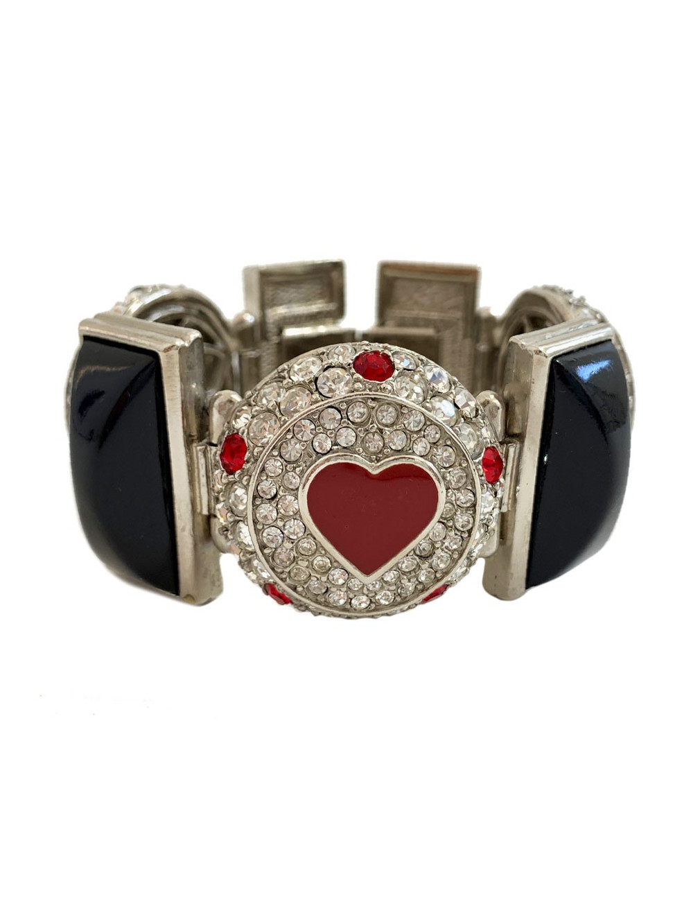 CHRISTIAN DIOR spade and heart vintage bracelet