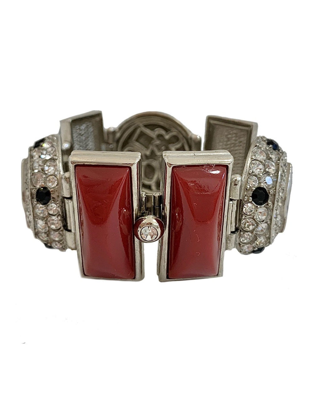 Bracelet CHRISTIAN DIOR pique et coeur strass