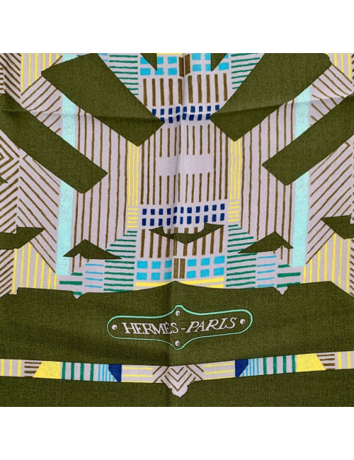 Châle HERMES "Cavalcadour morning"