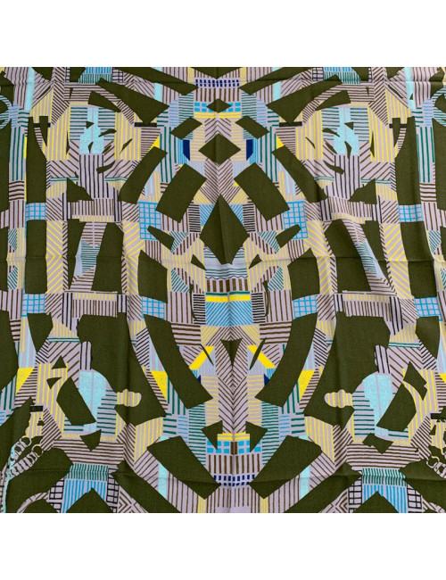 Châle HERMES "Cavalcadour morning"