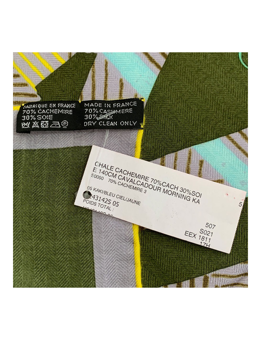 Châle HERMES "Cavalcadour morning"