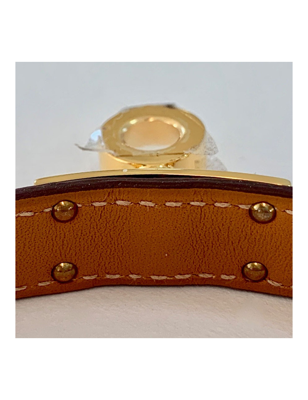 Bracelet kelly HERMES rose en alligator