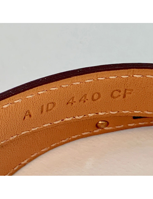 Bracelet kelly HERMES rose en alligator