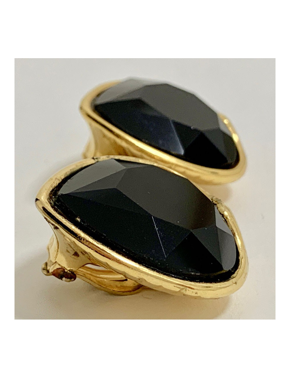 Boucles d'oreille clips YSL SAINT LAURENT