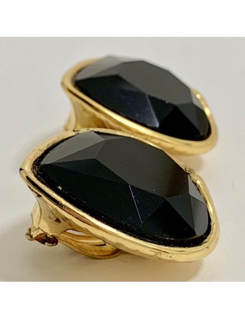 Boucles d'oreille clips YSL SAINT LAURENT