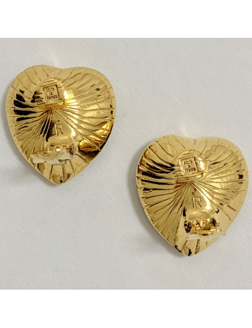 Boucles d'oreille clips YSL SAINT LAURENT