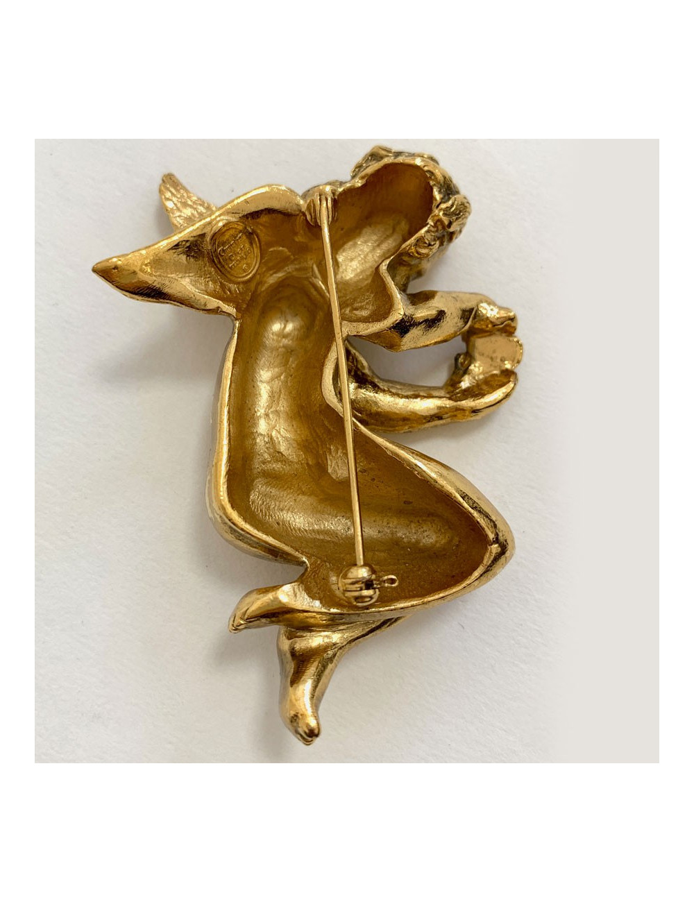Broche Ange doré