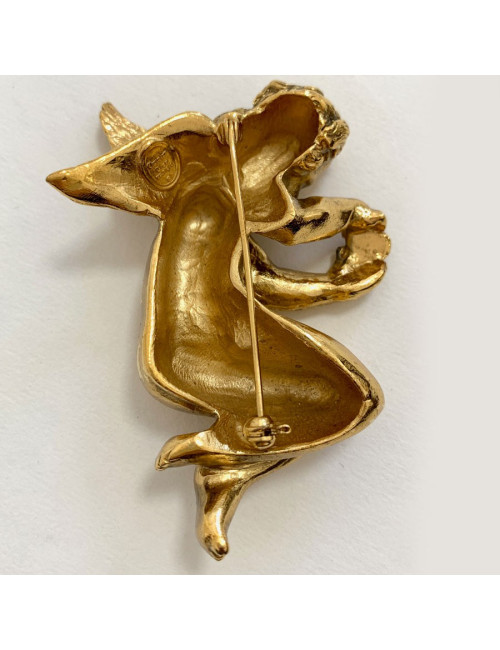 Broche Ange doré