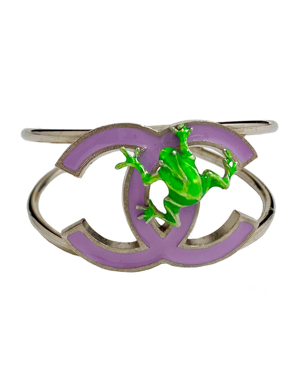 Bracelet CHANEL grenouille verte