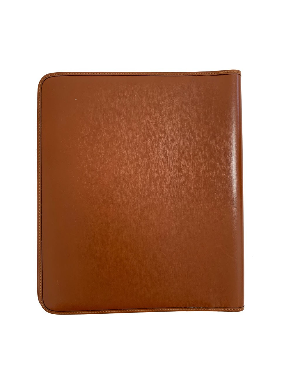 Couverture de répertoire CHRISTIAN DIOR cuir marron Vintage