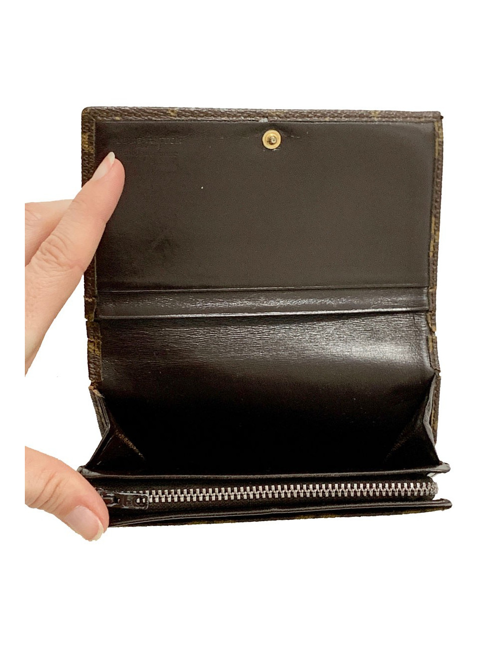 Porte monnaie LOUIS VUITTON toile monogram vintage