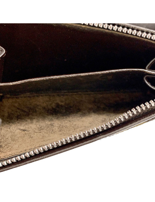 Portefeuille LOUIS VUITTON marron occasion en toile monogram