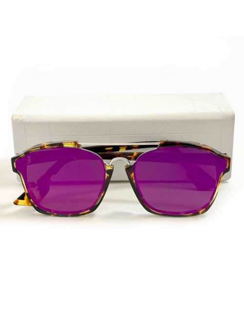 Lunettes de soleil DIOR modèle Abstract écaille verres violets