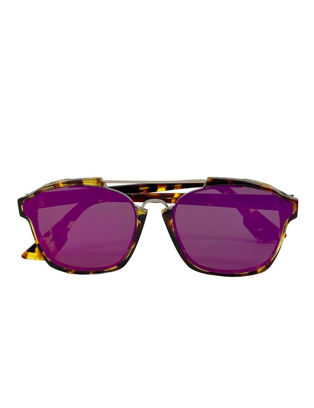 Lunettes de soleil DIOR modèle Abstract écaille verres violets