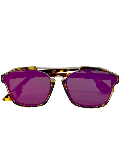 Lunettes de soleil DIOR modèle Abstract écaille verres violets