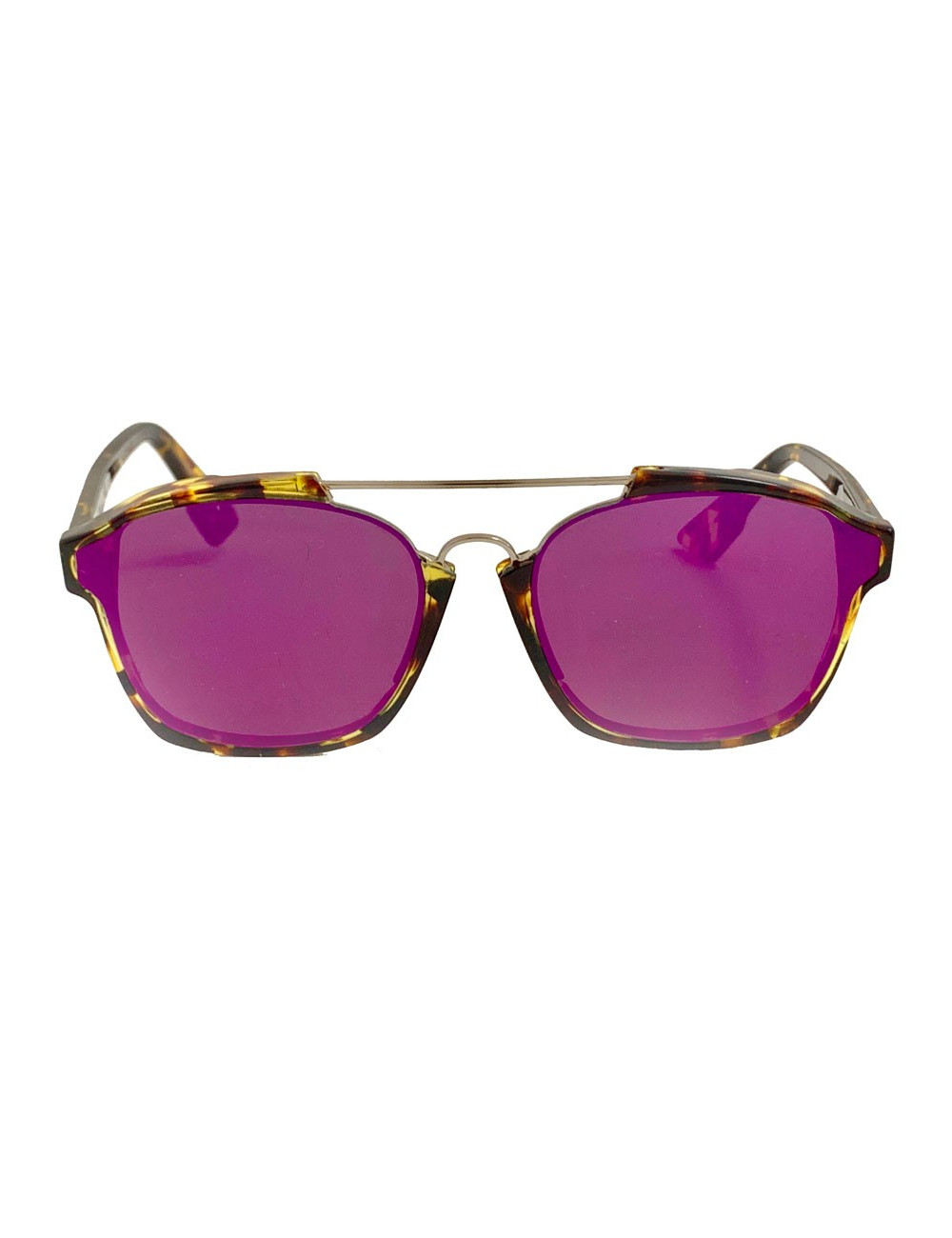 Lunettes de soleil DIOR modèle Abstract écaille verres violets