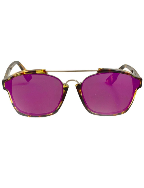 Lunettes de soleil DIOR modèle Abstract écaille verres violets