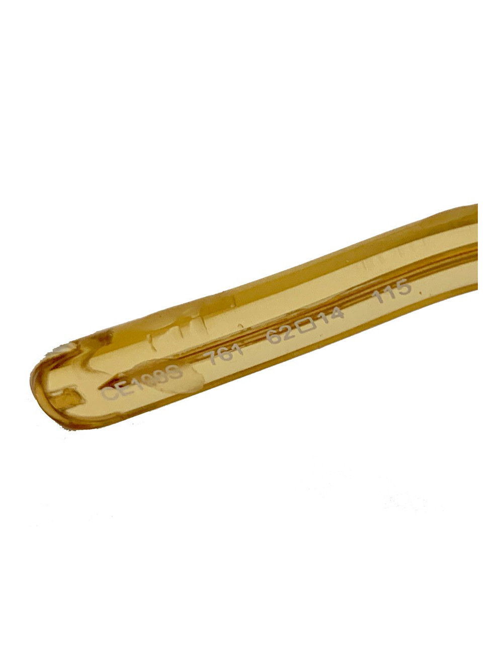 Lunettes de soleil CHLOE oversize carrées en métal doré