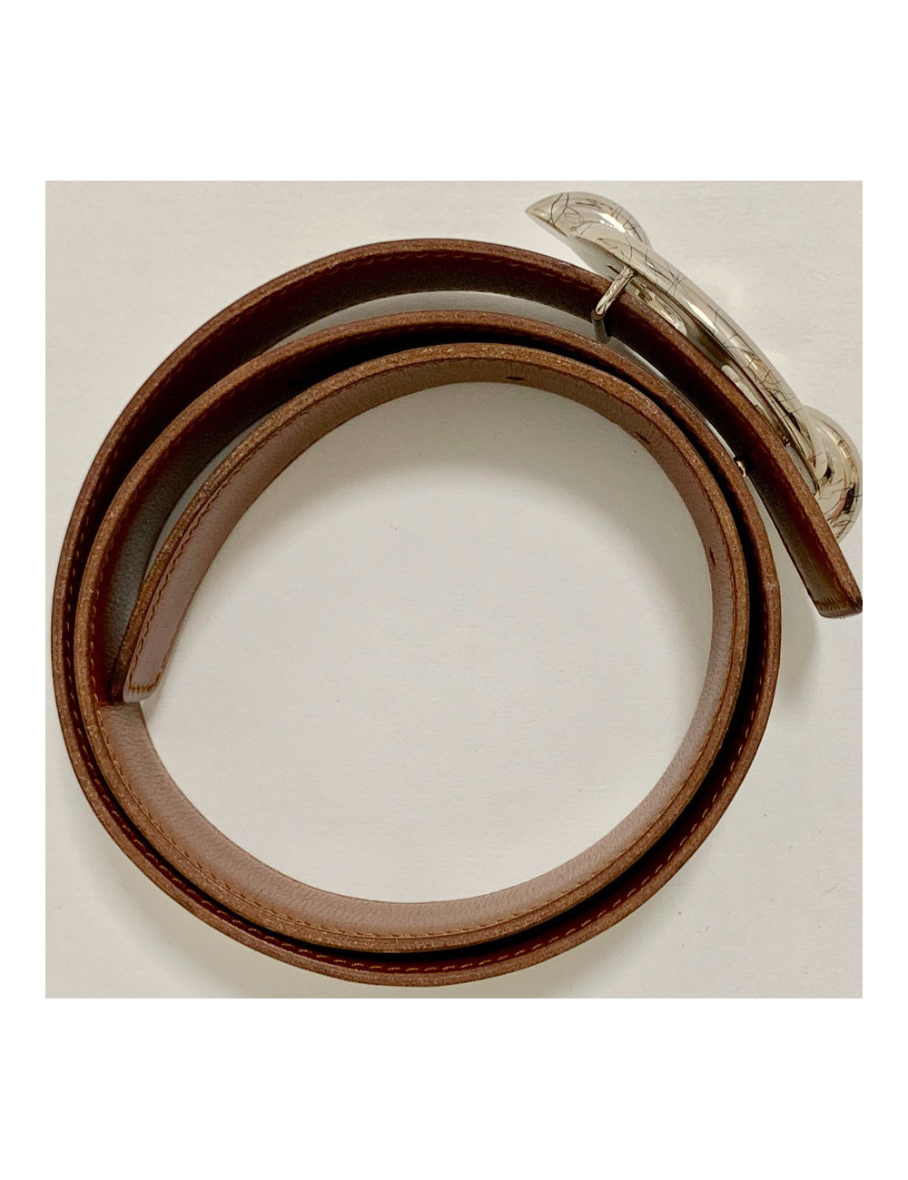 Ceinture HERMES boucle chaine d'ancre